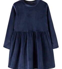 Kjole - NmfVeloa - Velour - Navy Blazer|Name It