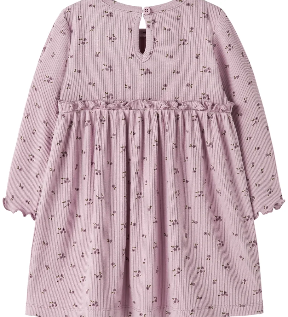 Kjole - Rib - NbfSoho - Keepsake Lilac|Name It Hot