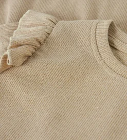 Kjole - Rib - NmfSiclo - Glitter - Cement|Name It New