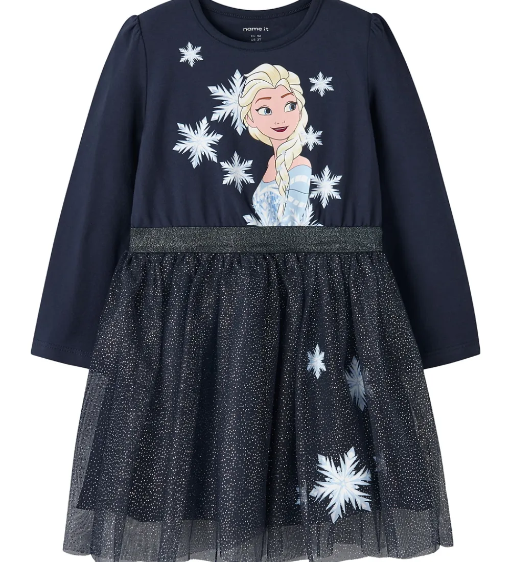 Kjole - Tyl - NmfOsimi - Frost - Navy Blazer|Name It Hot