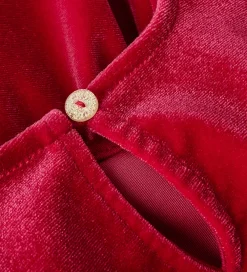 Kjole - Velour - NbfRinne - Jester Red|Name It Clearance