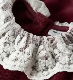 Kjole - Velour - NbfRoxy - Burgundy|Name It Hot