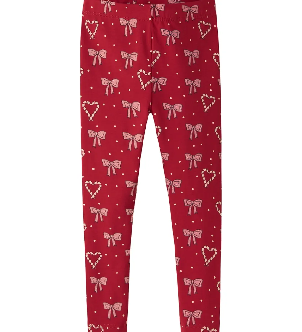 Leggings - NmfRi - Jester Red|Name It New