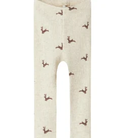 Leggings - Rib - NbnRoko - Peyote Melange|Name It