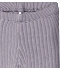 Leggings - Rib - NbnKab - Lavender Gray|Name It Hot