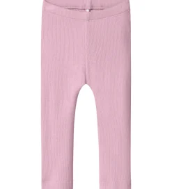 Leggings - Rib - NbnKab - Fragrant Lilac|Name It