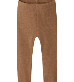Leggings - Rib - NbnKab - Toasted Coconut/Melange|Name It New