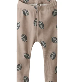 Leggings - Rib - NbmSolution - Mushroom|Name It Clearance