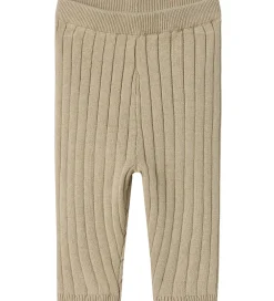 Leggings - Strik - Rib - NbnOmun - Island Fossil|Name It Sale