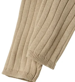 Leggings - Strik - Rib - NbnOmun - Island Fossil|Name It Sale