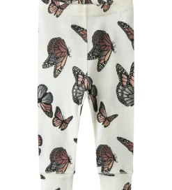 Leggings - Uld - NbfWillitus - Snow White/Butterfly|Name It Outlet
