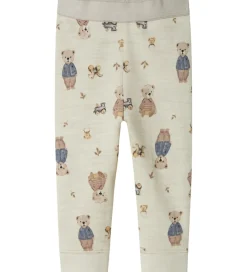 Leggings - Uld - NbnWup - Peyote Melange/Bear|Name It Discount