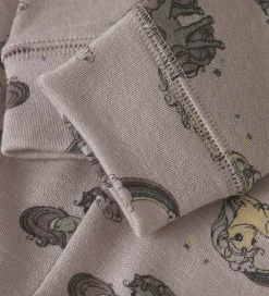 Leggings - Uld - NbfWillit - Shadow Gray/Unicorn|Name It Best