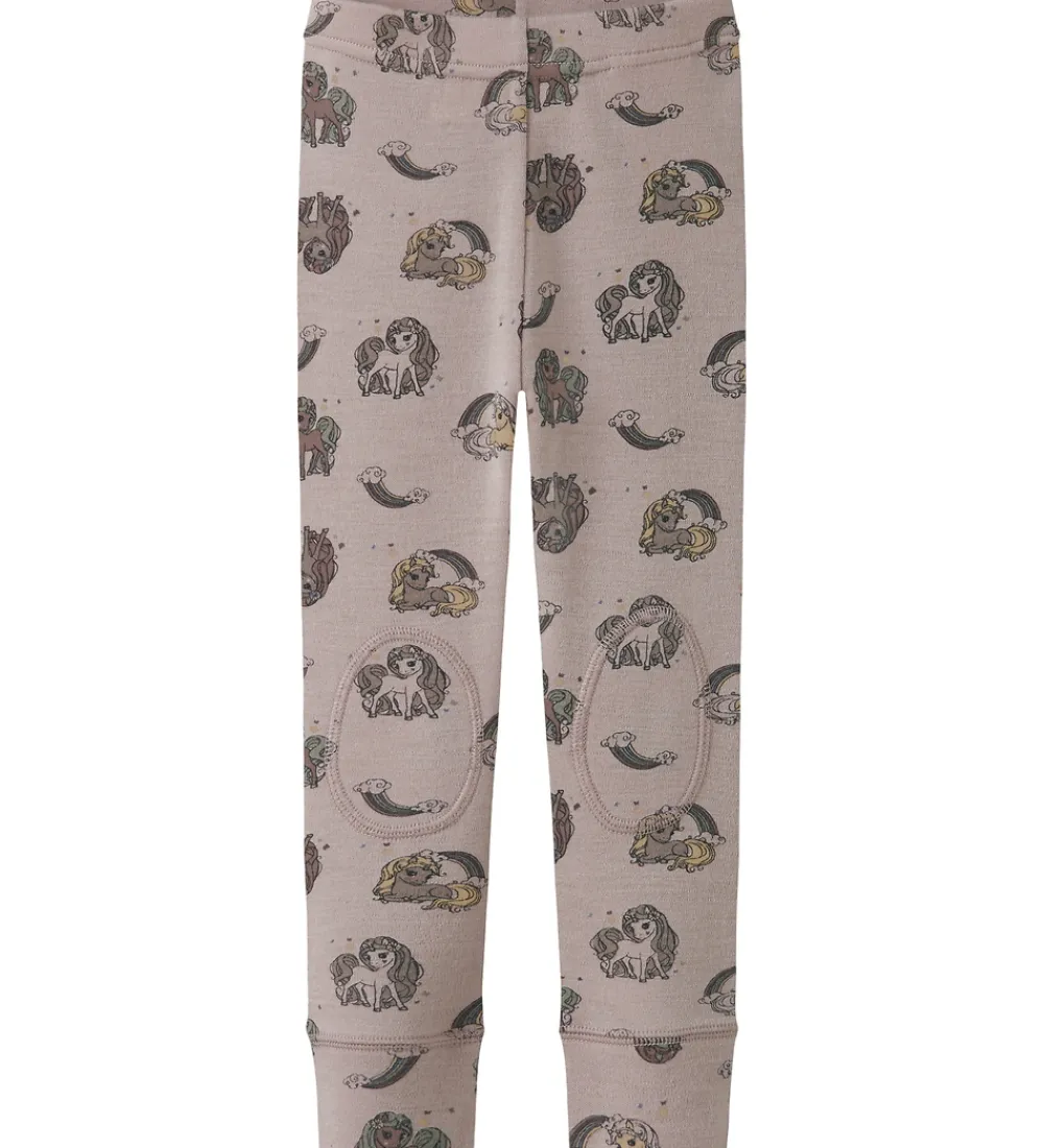 Leggings - Uld - NmfWillit - Shadow Gray/Unicorn|Name It Clearance