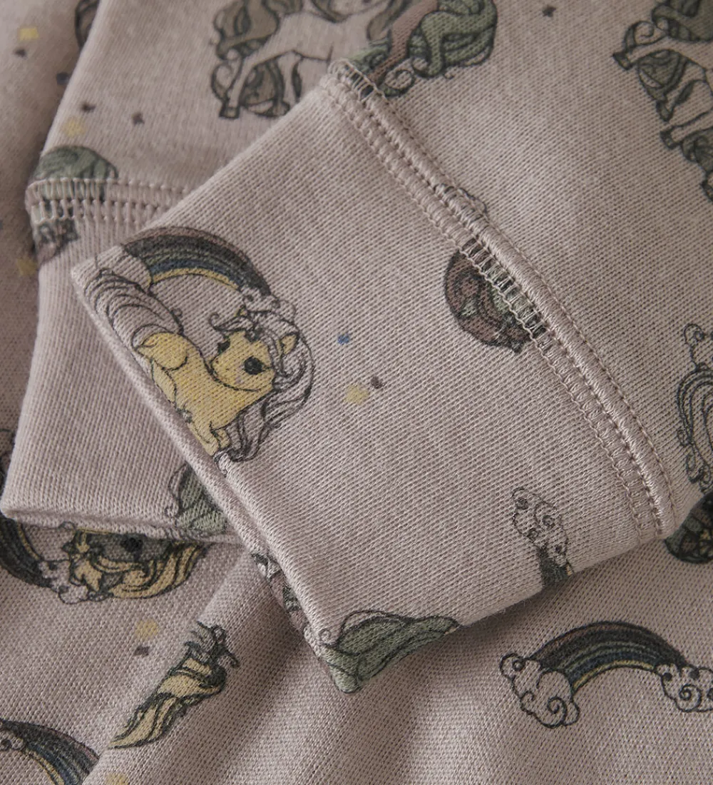 Leggings - Uld - NmfWillit - Shadow Gray/Unicorn|Name It Clearance