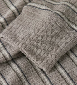 Leggings - Uld/Modal - Rib - NmmWomi - Satellite/Stripes|Name It Hot