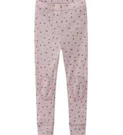 Leggings - Uld/Modal - Rib - NmfWomi - Shadow Gray/Duts|Name It New