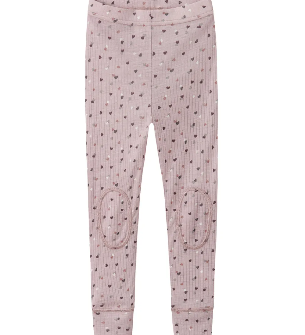 Leggings - Uld/Modal - Rib - NmfWomi - Shadow Gray/Duts|Name It New