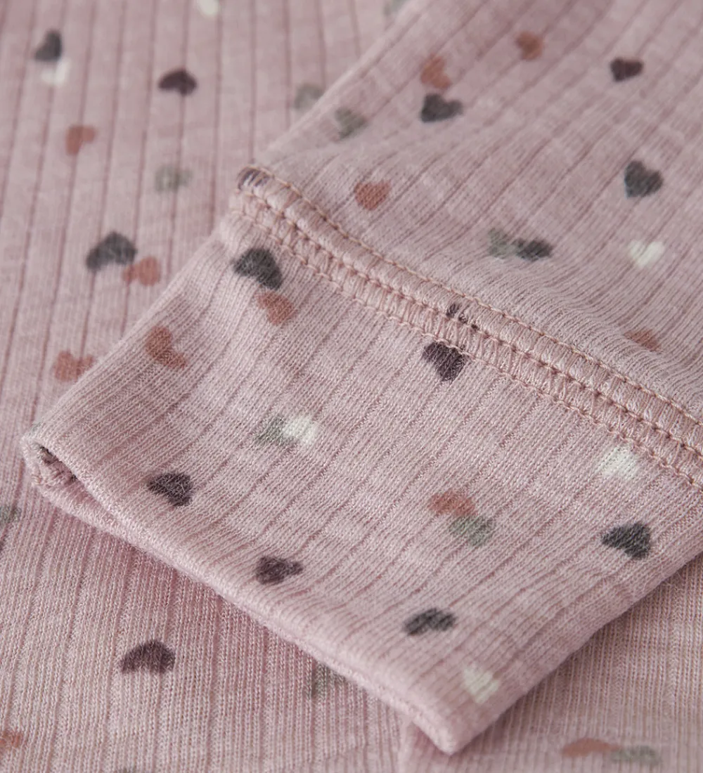 Leggings - Uld/Modal - Rib - NmfWomi - Shadow Gray/Duts|Name It New