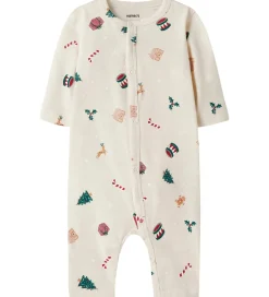 Natdragt - NbnVismas - Whitecap Gray/Xmas AOP|Name It Outlet