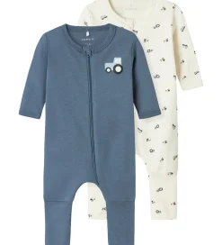 Natdragt - Noos - 2-pak - NbmNightsuit - Jet Stream|Name It