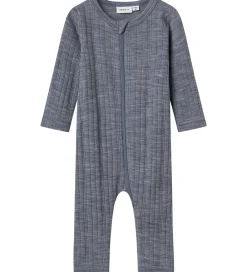 Natdragt - Uld - Noos - NbmWang - Folkstone Gray|Name It Sale
