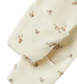 Natdragt - Uld - Noos - NbfWang - Snow White/Small flowe|Name It Outlet