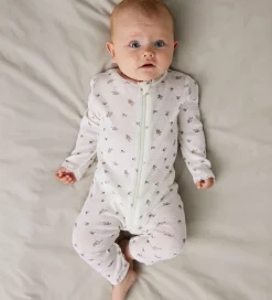 Natdragt - Uld - Noos - NbfWang - Snow White/Small flowe|Name It Outlet