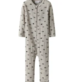 Natdragt - Uld - Rib - Noos - NbmWang - Nacreous Cloud/S|Name It Sale