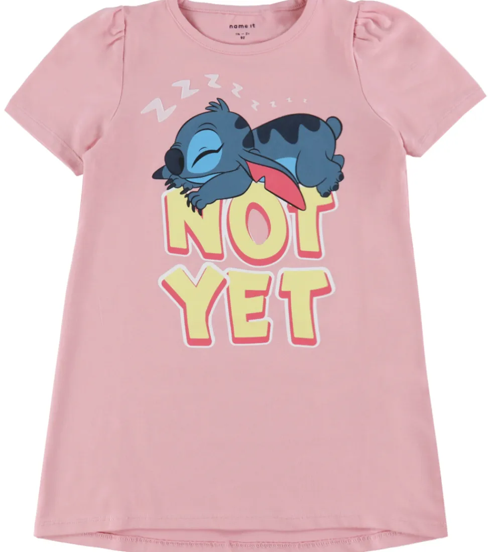 Natkjole - NmfAsta - Stitch - Cameo Pink|Name It Hot