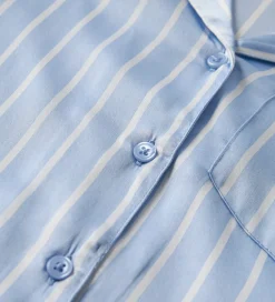 Natskjorte - Satin - NkfRuth - Kentucky Blue|Name It New