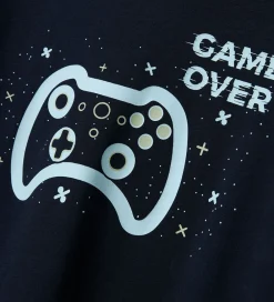 Nattøj - 2-Delt - NkmNightset Game - Dark Sapphire m. Pr|Name It Online