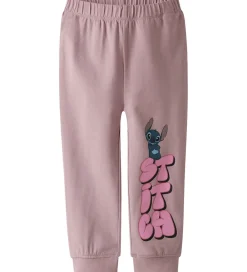 Nattøj - 2-Delt - NmfOlina Stitch - Keepsake Lilac|Name It Discount