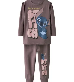 Nattøj - 2-Delt - NmfOlina Stitch - Moonscape|Name It Sale