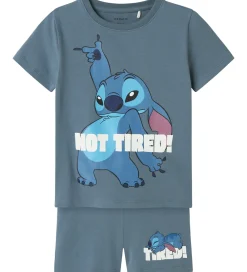 Nattøj - 2-delt - NmmArush - Stitch - Blue Mirage|Name It Clearance