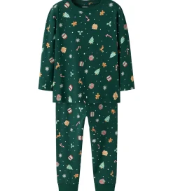 Nattøj - 2-Delt - NMnVismas - Botanical Garden/Xmas AOP|Name It Hot