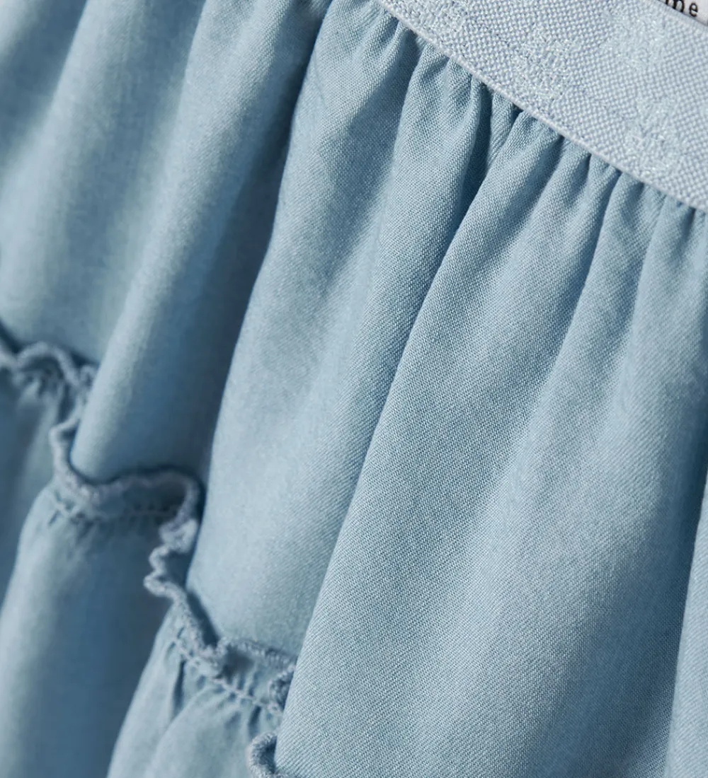 Nederdel - NmfMia - Lyseblå Denim|Name It Online
