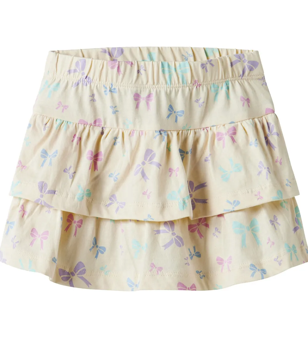 Nederdel - NmfVigga - Buttercream/Bows|Name It Best