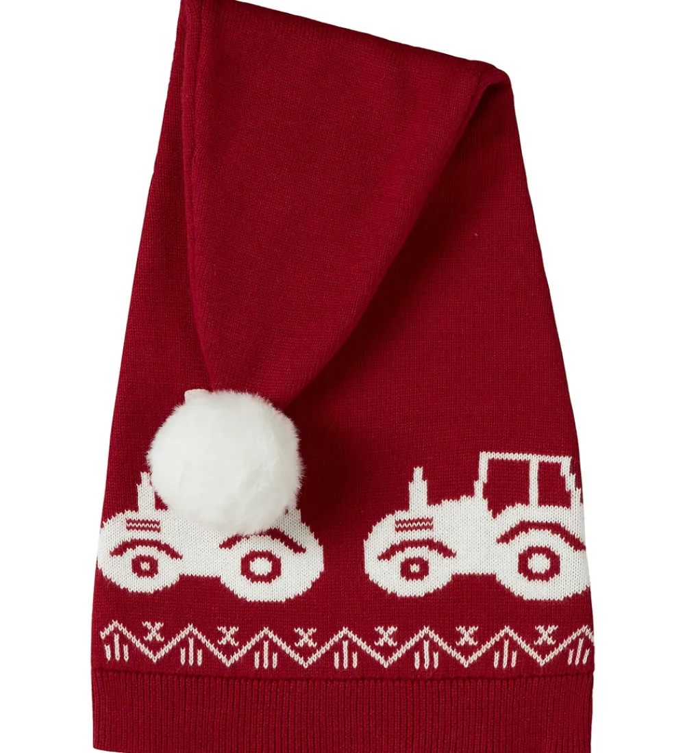 Nissehue - Strik - NmnRismas - Jester Red/Tractor|Name It Best