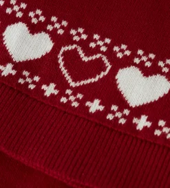 Nissehue - Strik - NmnRismas - Jester Red/Hearts|Name It Discount