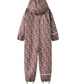 Regndragt m. Fleece - NmfDry10 - Fig m. Blomster|Name It Discount