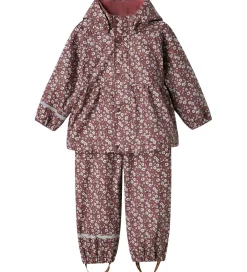 Regntøj m. Seler - NmfDry10 - Fig m. Blomster|Name It Clearance