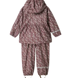 Regntøj m. Seler - NmfDry10 - Fig m. Blomster|Name It Clearance