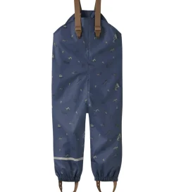 Regntøj m. Seler - NmmDry10 - Vintage Indigo m. Print|Name It Sale