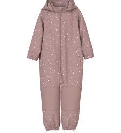 Shoftshelldragt m. Fleece - Noos - NmfAlfa08 - Woodrose/|Name It Hot