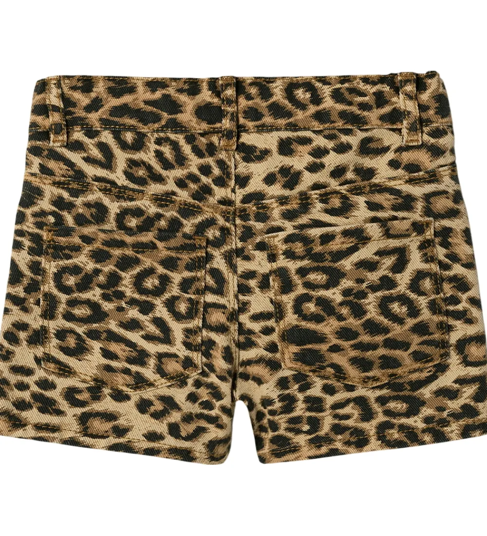 Shorts - Denim - NmfRose - Silver Mink/Leopard|Name It Sale