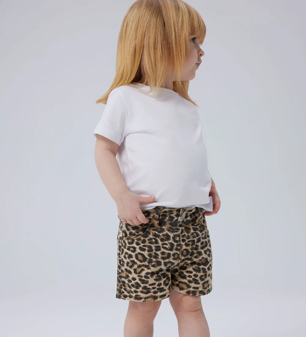 Shorts - Denim - NmfRose - Silver Mink/Leopard|Name It Sale