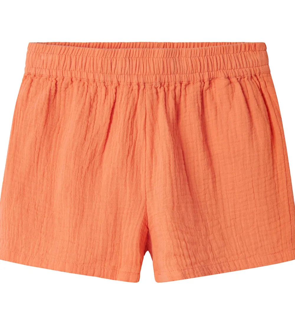 Shorts - Musselin - NkfHisa - Fresh Salmon|Name It Online
