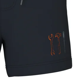 Shorts - NmmHuxi - Navy Blazer m. Print|Name It Best