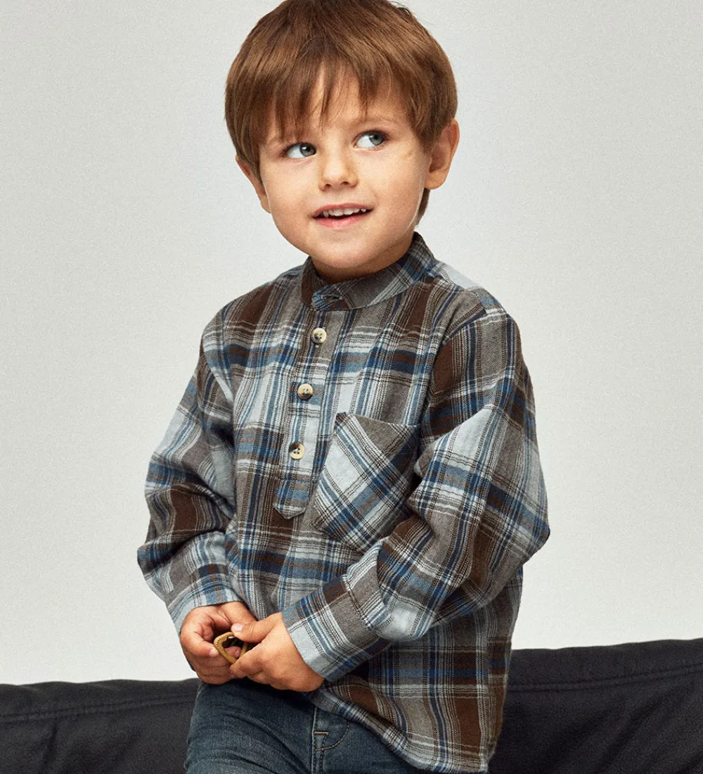 Skjorte - NmmLars - Turkish Coffee|Name It Best